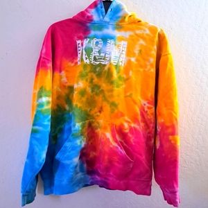 Hoodie tie dye women, colorful, K & M